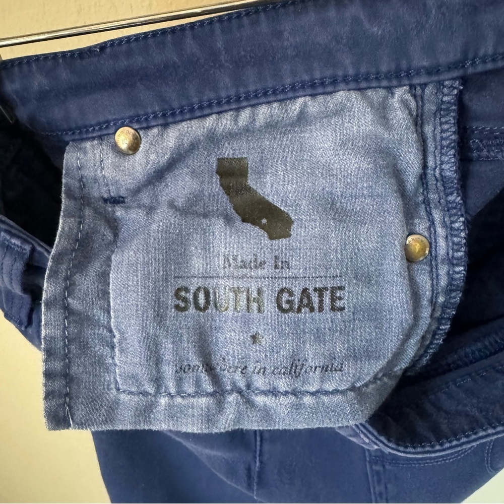 AG Adriano Goldschmidt Prima Cigarette Mid-Rise Stretch Sateen Jeans Royal Blue - Picture 14 of 15